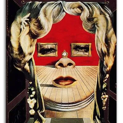 Salvador dali - twarz mae west - 60x90 cm - g93745