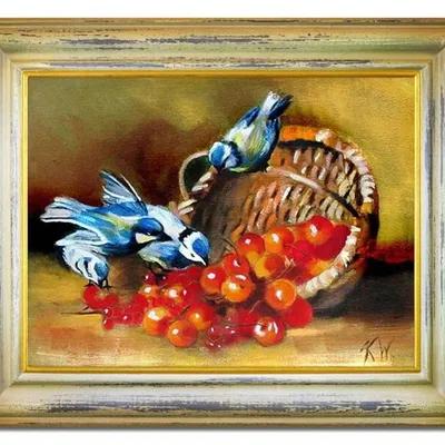Tradycyjna - sikorki - 40x50 cm - g03938