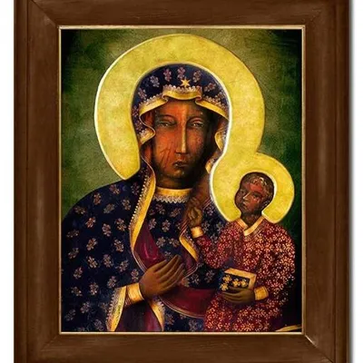 Religijne - matka boska częstochowska - 58x68 cm - g94463