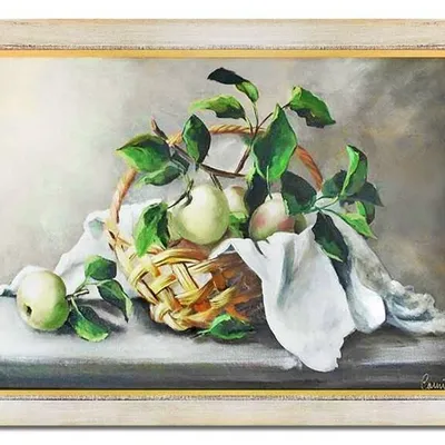 Tradycyjna - papierówki w koszyku - 64x84 cm - g17194