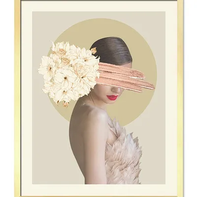Obraz - abstrakcje - postacie - 43x53cm - g112137