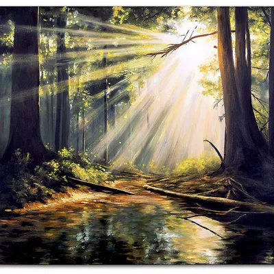 Obraz olejny - pejzaże - 60x90 cm - g118760