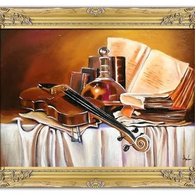 Tradycyjna - w pokoju skrzypaczki - 63x84 cm - g05357