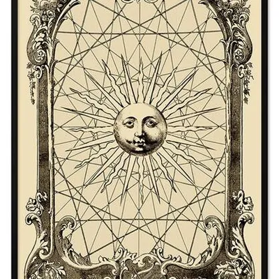 Obraz drukowany - astrologia - 63x93 cm - g110186