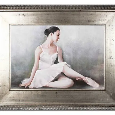 Obraz olejny - baletnice - 92x122 cm - g107582
