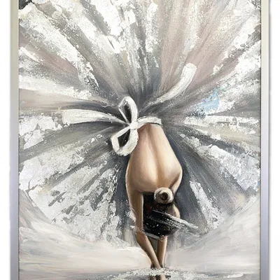 Obraz olejny - baletnice - 63x93 cm - g106515