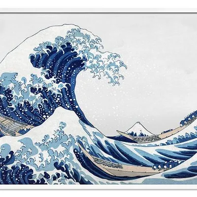 Obraz drukowany - styl orientalny - hokusai katsushika - 63x93 cm - g113061