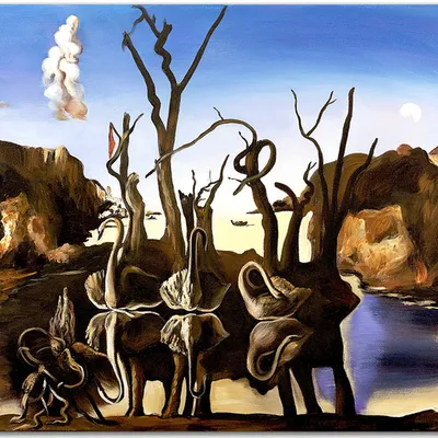 Obraz - salvador dali - 120x180cm - g109702