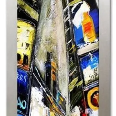 Abstrakcja na ścianę - broadway - 62x162cm - g17527