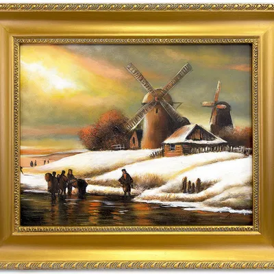 Obraz olejny - pejzaże - 55x65 cm - g118696