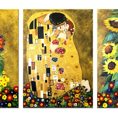 Gustav klimt - pocałunek - 50x70 cm x 3 - g01567