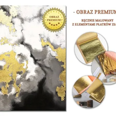 Obraz olejny - abstrakcyjne - 60x90 cm - g107215