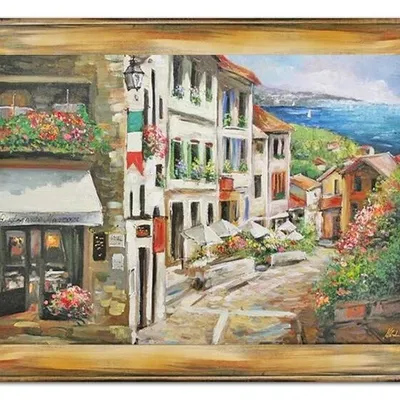 Architektura - białe mury - 72x92 cm - g15436