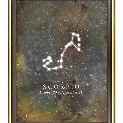Obraz - astrologia - 34x44cm - g113867
