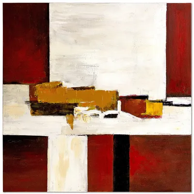 Obraz olejny - abstrakcyjne - 90x90 cm - g119256