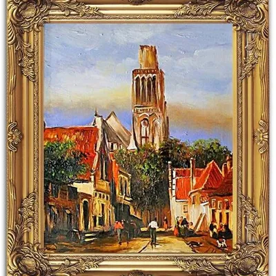 Architektura - wieża katedry - 53x64 cm - g02790