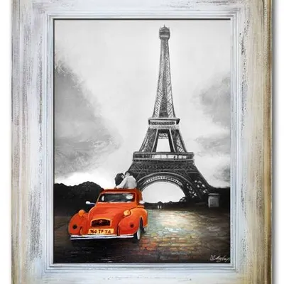 Paryż - wieża eiffla - 86x116 cm - g01401