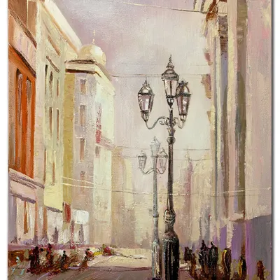 Obraz olejny - architektura - 50x70 cm - g119002
