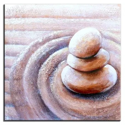 Feng shui - siła kamienia - 60x60 cm - g01647