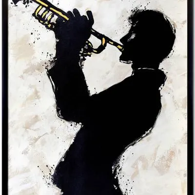 Obraz olejny - abstrakcyjne - 63x93 cm - g109155