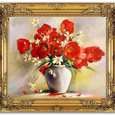Tulipany - maki i tulipany - 53x64 cm - g05566