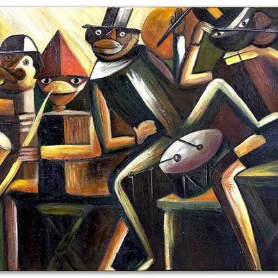 Tadeusz makowski - jazz - 60x90 cm - g00817