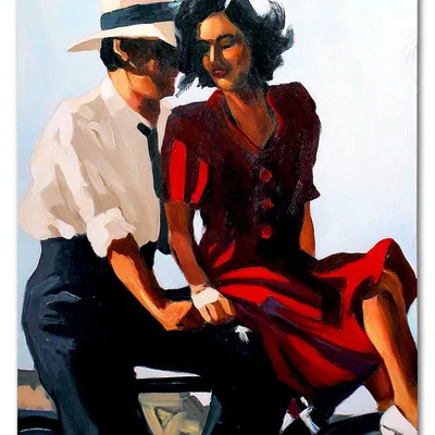 Jack vettriano - lazy hazy days - 60x90cm - g93621