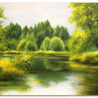 Obraz olejny - pejzaże - 120x180 cm - g119351