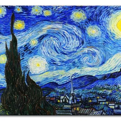 Vincent van gogh - gwiaździsta noc - 50x70 cm - g92536