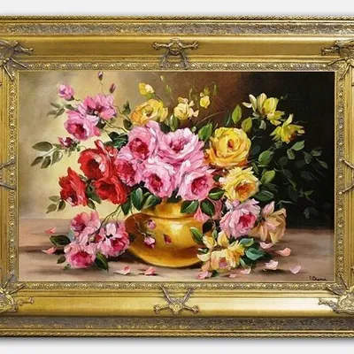 Róże - słoneczna wiązanka - 90x120 cm - g15664