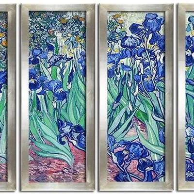 Vincent van gogh - irysy - 62x162 cm x4 - g94416
