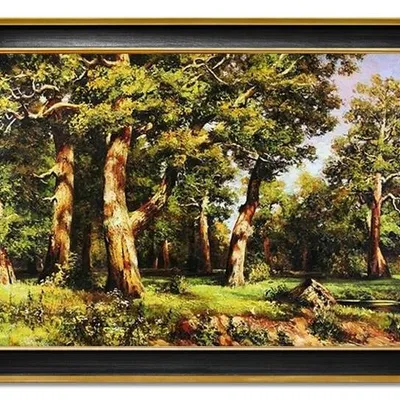 Iwan iwanowicz szyszkin - dębowy święty gaj - 91x121 cm - g01817