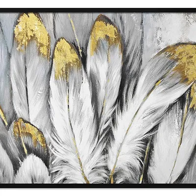 Obraz - pióra - 63x93cm - g112204