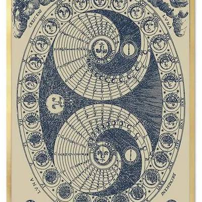 Obraz drukowany - astrologia - 53x73 cm - g110179