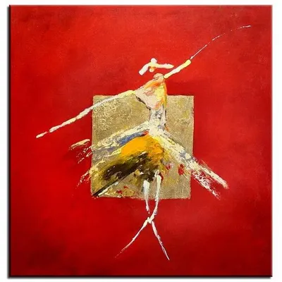 Abstrakcje - tancerka - 60x60 cm - g15529
