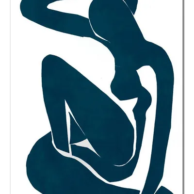 Obraz olejny - wielcy mistrzowie - henri matisse - niebieski akt - 60x90 cm - g110116