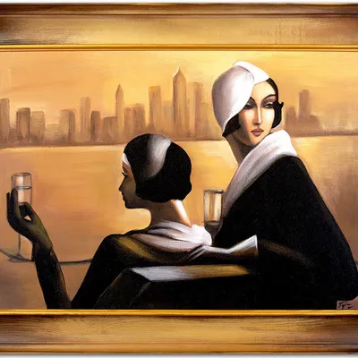 Obraz - art deco - 65x85cm - g15248
