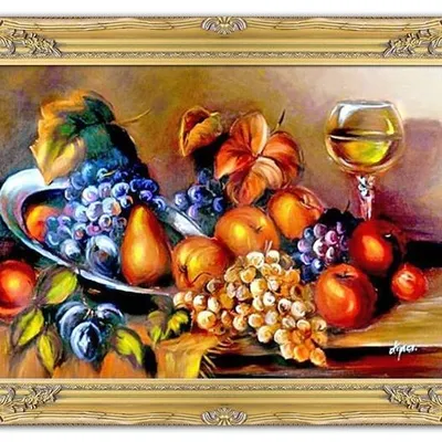 Tradycyjna - winna kompozycja - 75x105 cm - g00730