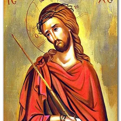 Obraz olejny - jezus chrystus - ikona jezusa - 50x70 cm - g119329