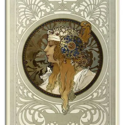 Alfons mucha - blonde - 50x70 cm - g92657