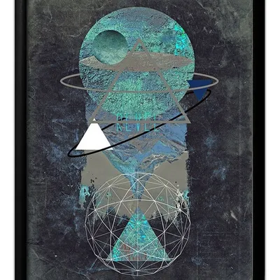 Obraz - abstrakcje geometryczne - 33x43cm - g97450