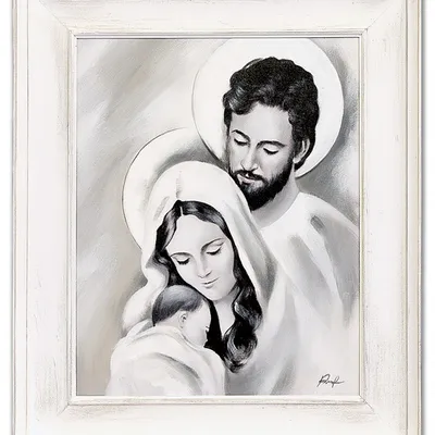 Obraz - święta rodzina - 55x65cm - g102646