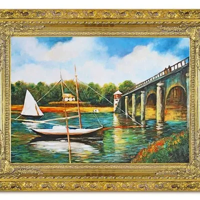 Claude monet - most w argenteuil - 70x90 cm - g17418