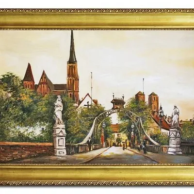 Wrocław - most tumski - 75x105 cm - g05762