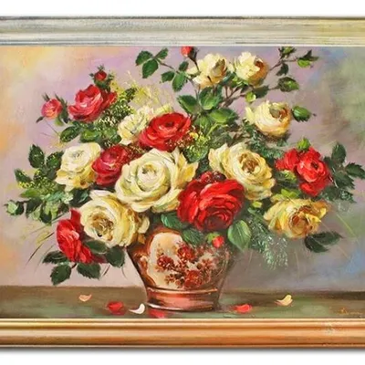 Róże - róże od jasia - 75x105 cm - g05320
