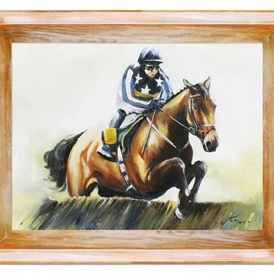 Ludzie - pierwszy na mecie - 40x50 cm - g17178