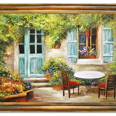 Architektura - mur opleciony zielenią - 75x105 cm - g15247