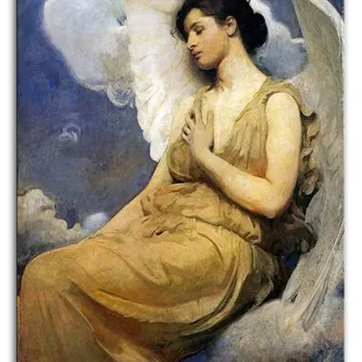 Abbott handerson thayer - skrzydlata postać - 50x70 cm - g93762