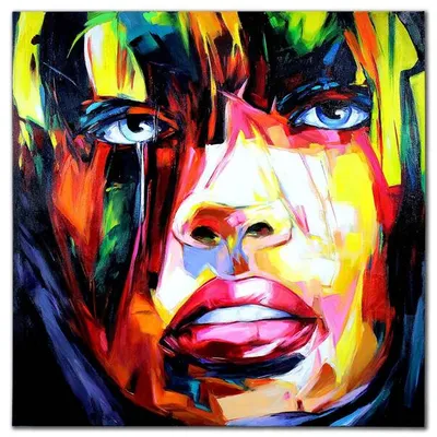 Obrazy abstrakcyjne - tęsknie z tobą - 120x120cm - g94656
