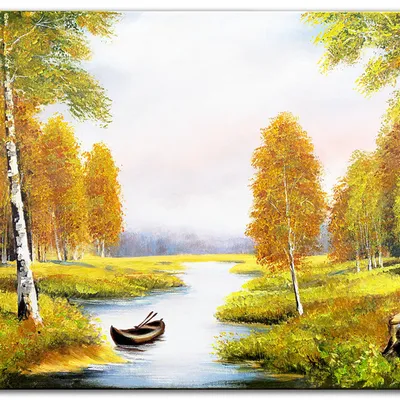 Obraz olejny - pejzaże - 80x120 cm - g119518